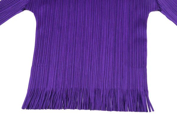 PLEATS PLEASE Hem Fringe Cutting T Shirt K-170776_007