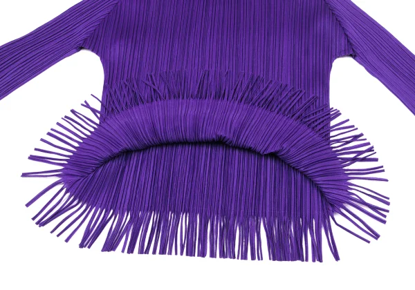 PLEATS PLEASE Hem Fringe Cutting T Shirt K-170776_009