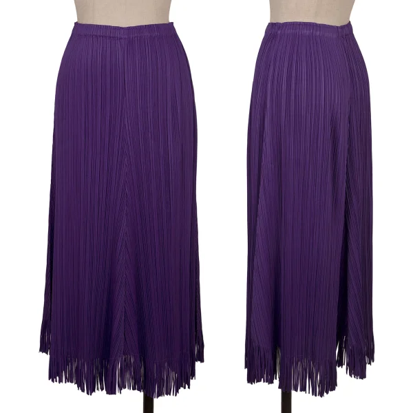 PLEATS PLEASE Hem Fringe Cutting T Shirt & Skirt K-170778_012