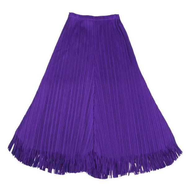 PLEATS PLEASE Hem Fringe Cutting T Shirt & Skirt K-170778_013