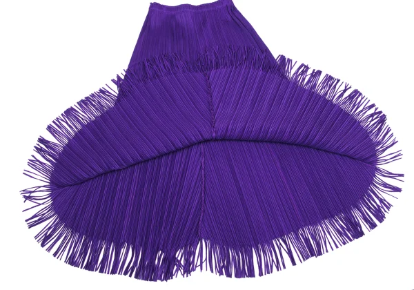 PLEATS PLEASE Hem Fringe Cutting T Shirt & Skirt K-170778_017