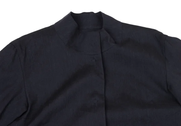 ISSEY MIYAKE HaaT Blended Linen Snap Button Jacket K-170780_003