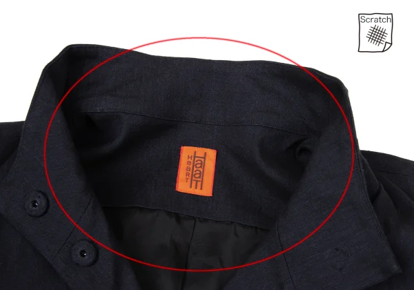 ISSEY MIYAKE HaaT Blended Linen Snap Button Jacket K-170780_006