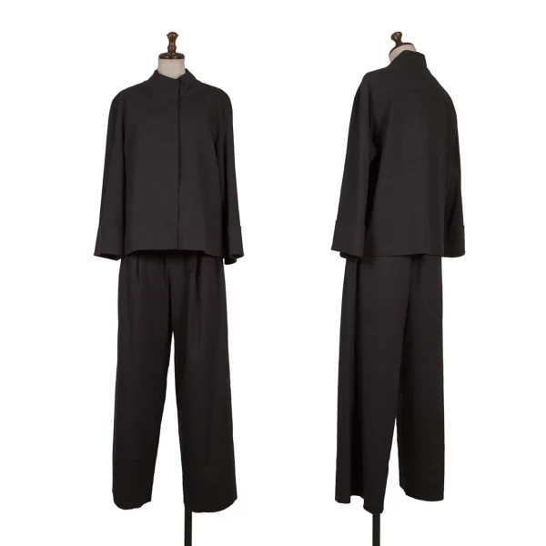 ISSEY MIYAKE HaaT Blended Linen Snap Button Jacket K-170780_015