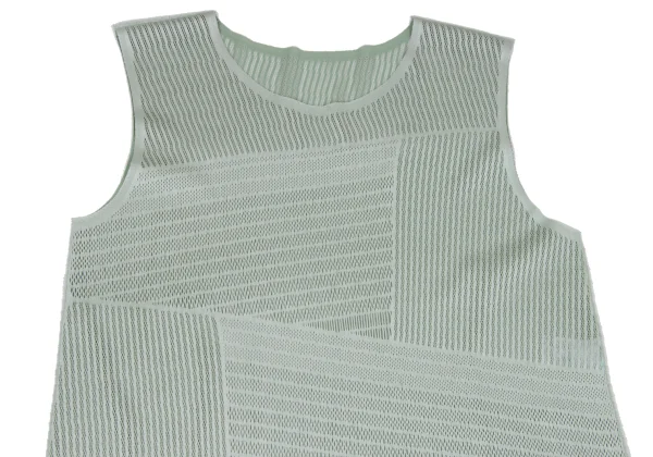 PLEATS PLEASE A-POC INSIDE Pattern Cutting Fringe Sleeveless Dress K-170783_003