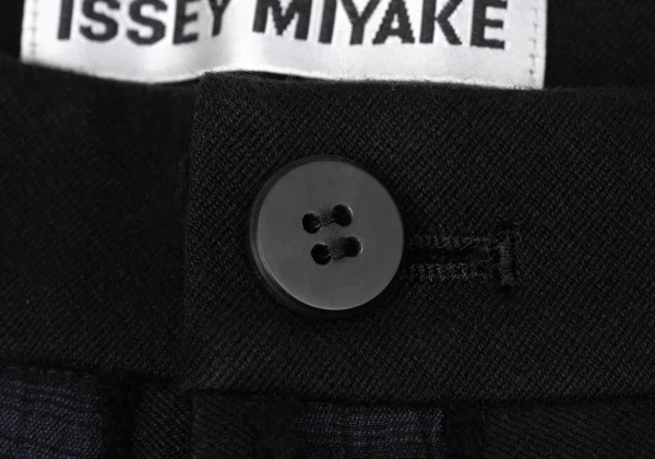 ISSEY MIYAKE Cotton Blend Stretch Striped Pants K-170786_004