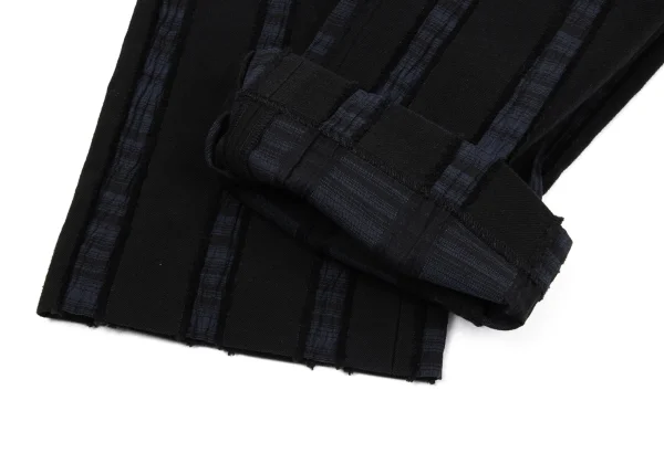 ISSEY MIYAKE Cotton Blend Stretch Striped Pants K-170786_008