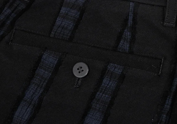 ISSEY MIYAKE Cotton Blend Stretch Striped Pants K-170786_012