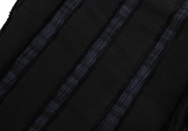 ISSEY MIYAKE Cotton Blend Stretch Striped Pants K-170786_013