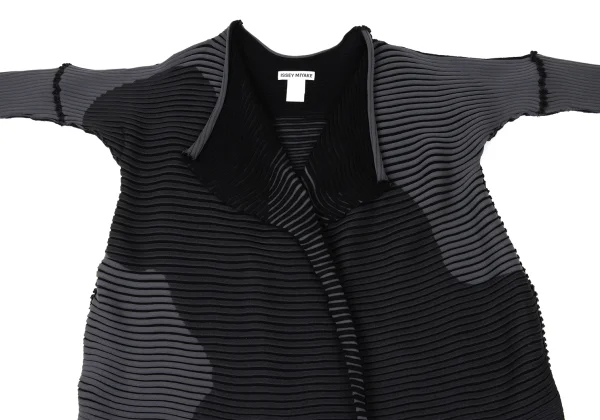 ISSEY MIYAKE MEANDER KNIT Buttonless Knit Long Cardigan K-170788_003