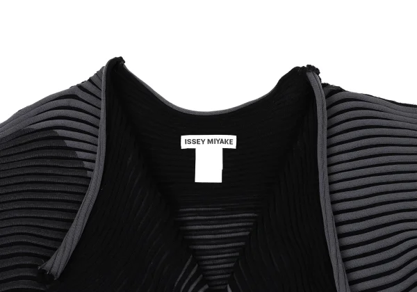 ISSEY MIYAKE MEANDER KNIT Buttonless Knit Long Cardigan K-170788_004