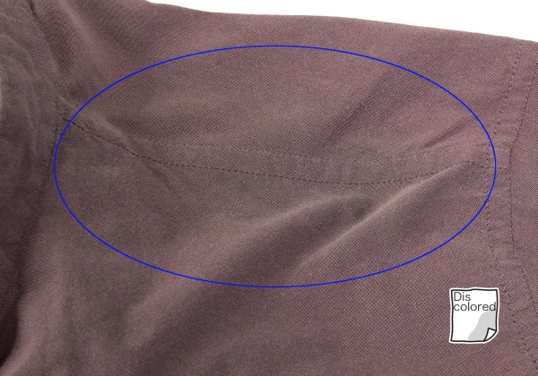 ISSEY MIYAKE Cotton Poly Shirring Design Blouse K-170791_004