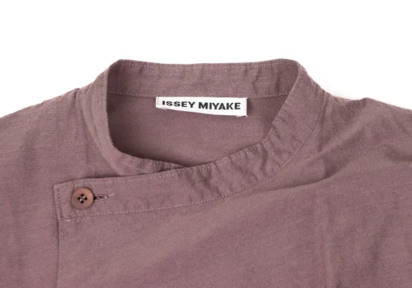 ISSEY MIYAKE Cotton Poly Shirring Design Blouse K-170791_006