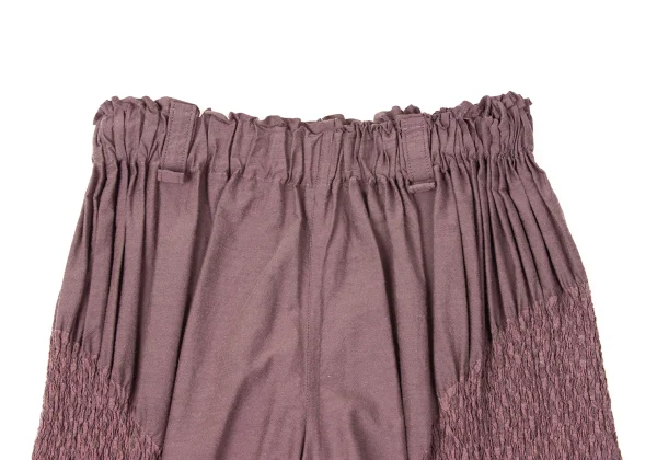 ISSEY MIYAKE Cotton Poly Shirring Design Pants K-170792_003
