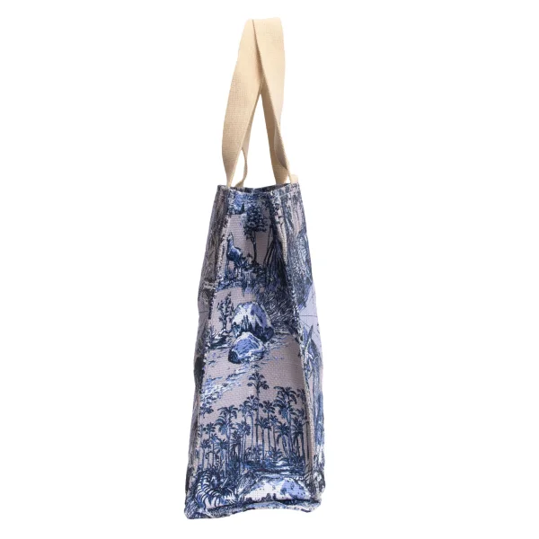 Christian Dior Animal Map Printed Tote Bag K-170801_006