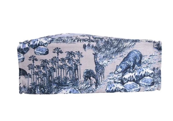 Christian Dior Animal Map Printed Tote Bag K-170801_007