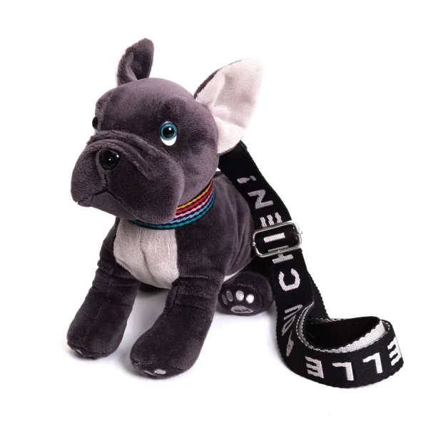 SONIA RYKIEL Soft Toy Dog Shoulder Bag Grey  K-170802_001