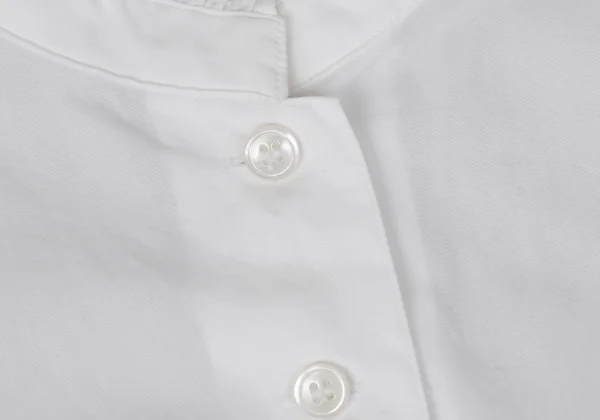 Mademoiselle NON NON Frilled Band Collar Blouse K-170806_005