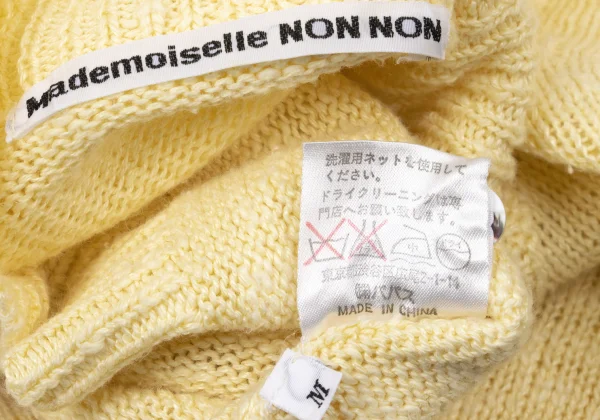 Mademoiselle NON NON Linen Cotton Pullover Knit K-170808_013