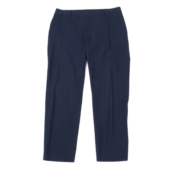 MACINTOSH Cotton Seersucker Pants Navy 40 K-170811_001