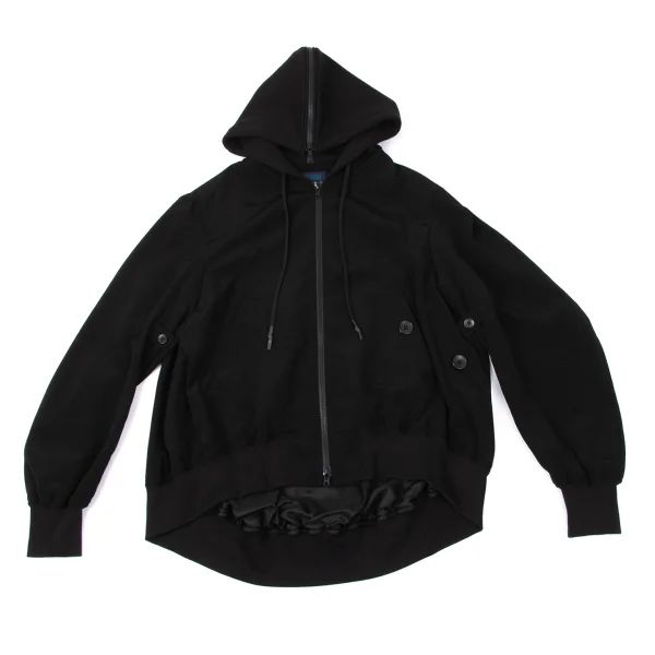REGULATION yohji yamamoto Crepe de Chine Bomber jacket K-170817_002
