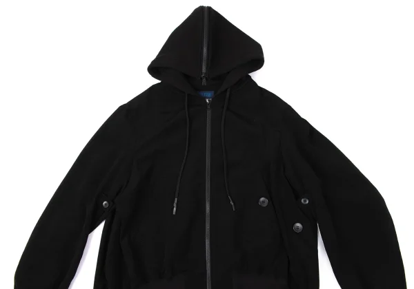 REGULATION yohji yamamoto Crepe de Chine Bomber jacket K-170817_003