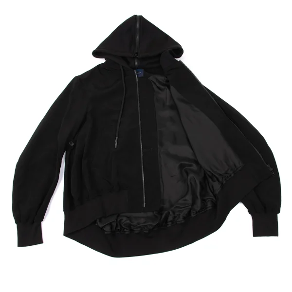 REGULATION yohji yamamoto Crepe de Chine Bomber jacket K-170817_014