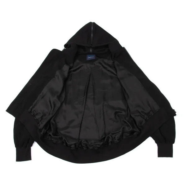REGULATION yohji yamamoto Crepe de Chine Bomber jacket K-170817_015