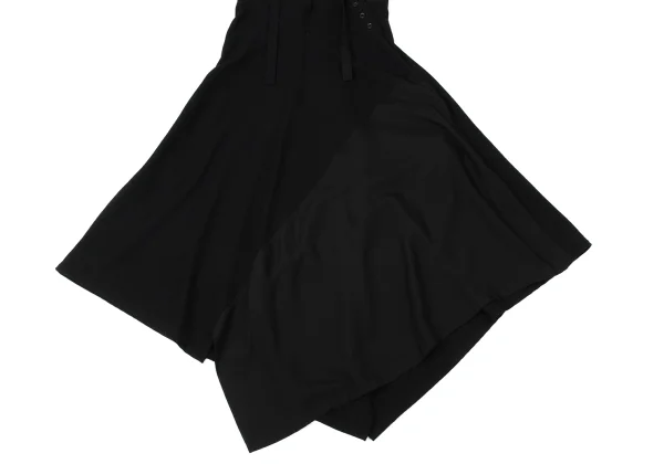 Y's Wool Flannel Switching Sleeveless Dress K-170818_008