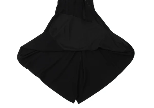 Y's Wool Flannel Switching Sleeveless Dress K-170818_010