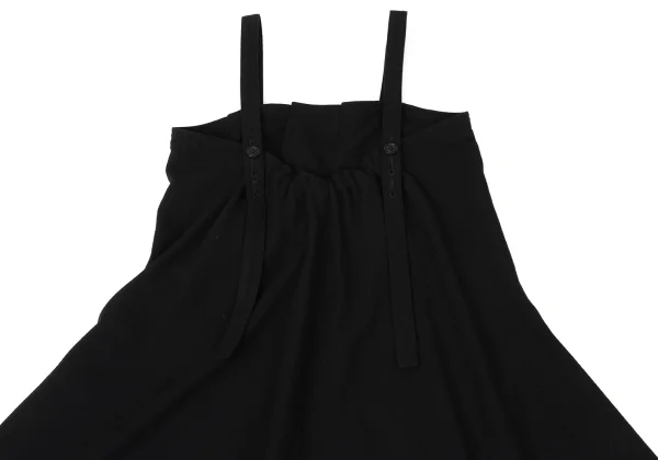 Y's Wool Flannel Switching Sleeveless Dress K-170818_012