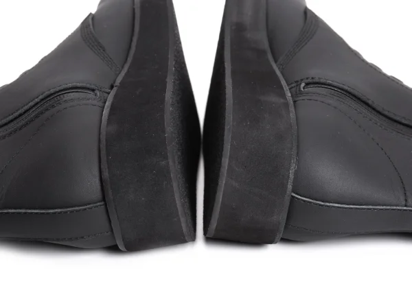Yohji Yamamoto FEMME Square Toe Zip Leather Boots K-170821_008