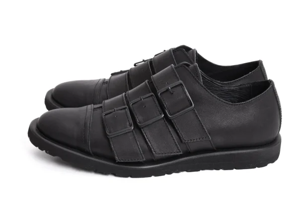 Y's Belted Design Leather Shors K-170823_003
