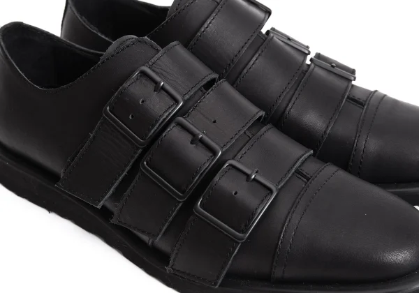 Y's Belted Design Leather Shors K-170823_007