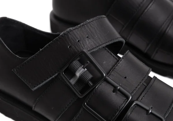Y's Belted Design Leather Shors K-170823_008