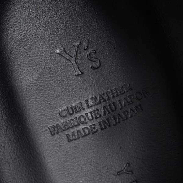 Y's Belted Design Leather Shors K-170823_015