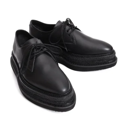 REGULATION yohji yamamoto Leather Platform Shoes