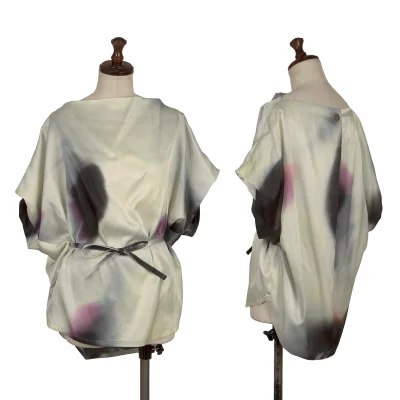 ISSEY MIYAKE Cupra Cotton Hand Dyed Top