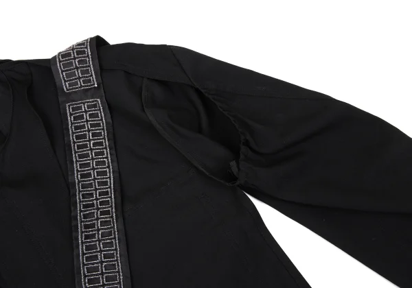 Yohji Yamamoto FEMME Beaded Shoulder Shirt Dress K-170829_014
