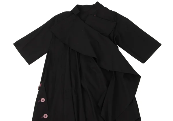 Yohji Yamamoto FEMME Many Buttons Detachable Drape Jacket K-170830_003