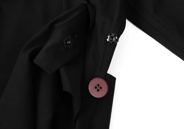 Yohji Yamamoto FEMME Many Buttons Detachable Drape Jacket K-170830_012