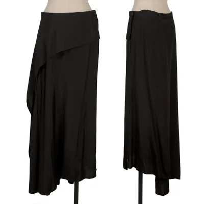 Yohji Yamamoto FEMME Draped Switching Asymmetrical Skirt