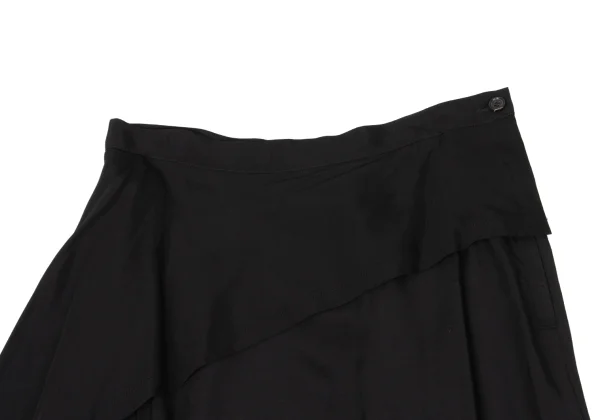 Yohji Yamamoto FEMME Draped Switching Asymmetrical Skirt K-170831_004