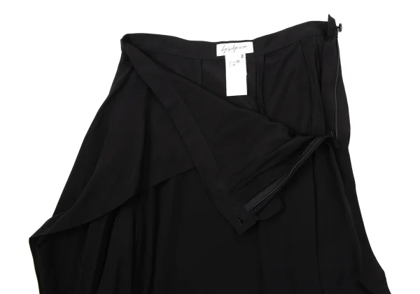 Yohji Yamamoto FEMME Draped Switching Asymmetrical Skirt K-170831_007
