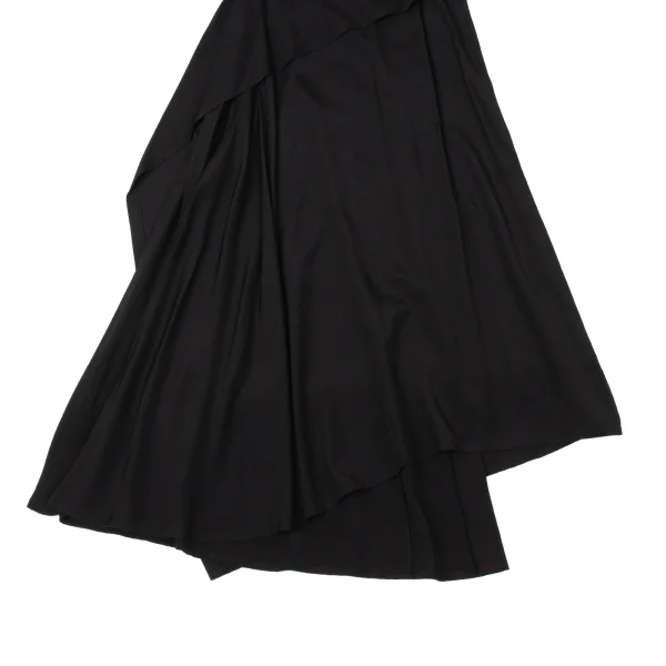 Yohji Yamamoto FEMME Draped Switching Asymmetrical Skirt K-170831_008