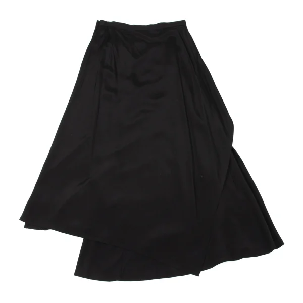 Yohji Yamamoto FEMME Draped Switching Asymmetrical Skirt K-170831_010