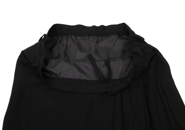 Yohji Yamamoto FEMME Linen Blend Side Pleats Skirt K-170832_006