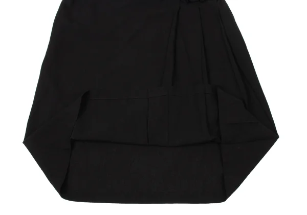 Yohji Yamamoto FEMME Linen Blend Side Pleats Skirt K-170832_008