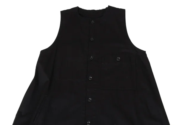 Y's Cotton Cut-off Collar Sleeveless Shirt Dress K-170836_003