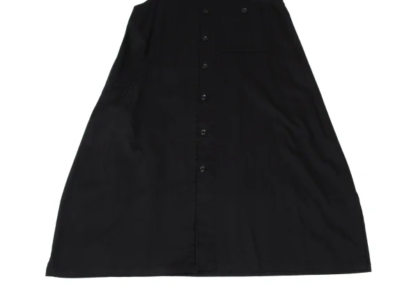 Y's Cotton Cut-off Collar Sleeveless Shirt Dress K-170836_008